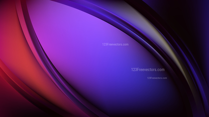 Glowing Purple and Black Wave Background Vector Graphic