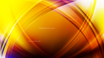 Abstract Blue and Yellow Curve Background