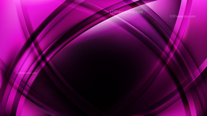 Abstract Purple and Black Waves Curved Lines Background Vector Art