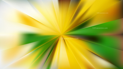 Abstract Green and Yellow Radial Background Vector Graphic