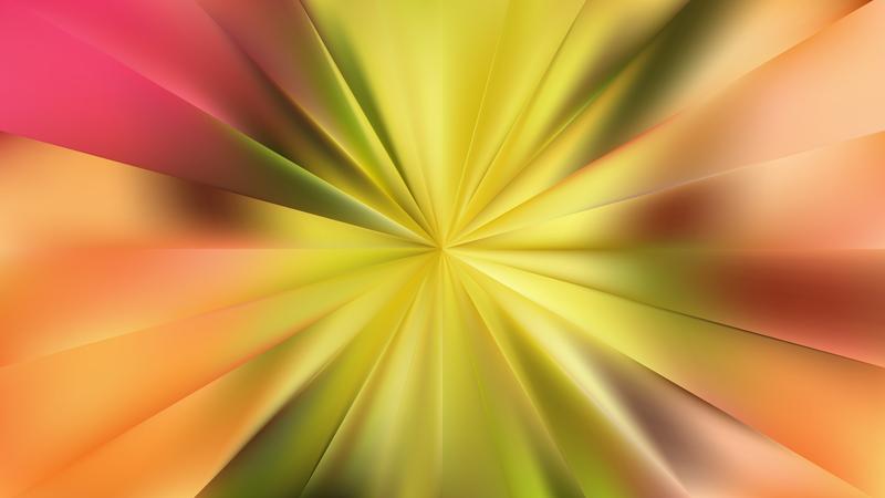 Abstract Orange Sunburst Background Vector Image