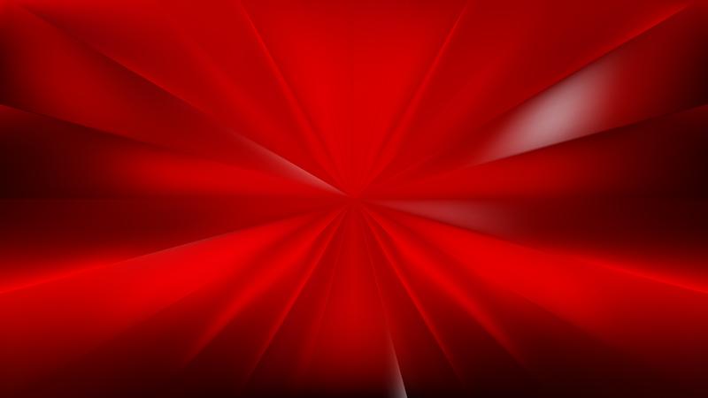 Cool Red Radial Sunburst Background Vector Image