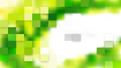 Green and White Square Mosaic Background