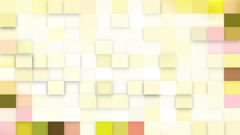 Abstract Light Color Square Pixel Mosaic Background Vector Image