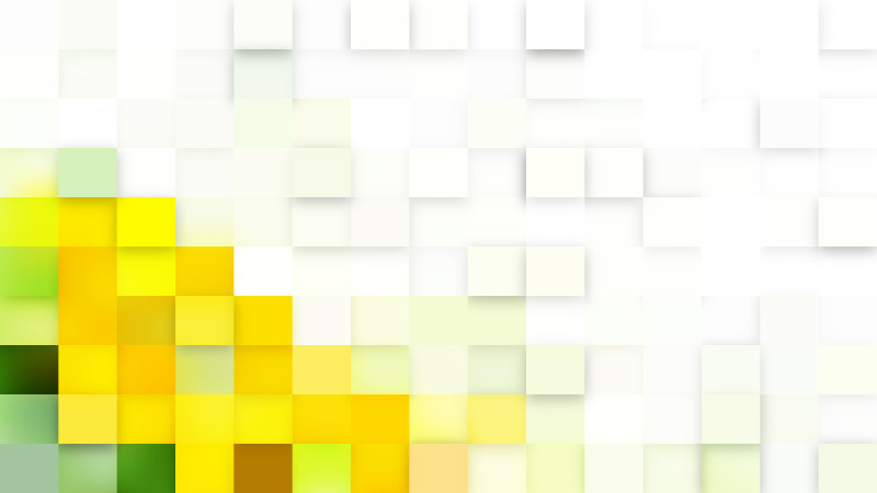 Light Yellow Square Mosaic Tile Background Vector Image
