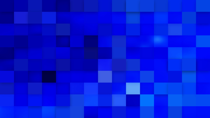 Royal Blue Geometric Mosaic Square Background Vector Graphic