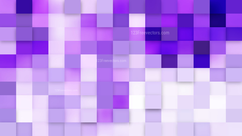 Violet Square Pixel Mosaic Background Vector Image