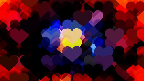 Dark Color Love Background