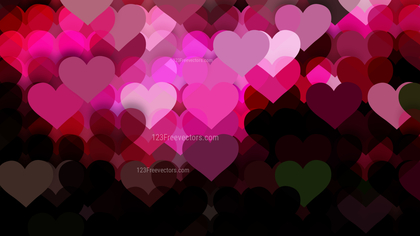 Pink and Black Valentines Background