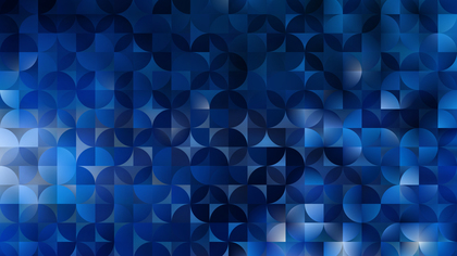 Abstract Black and Blue Quarter Circles Background