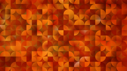 Abstract Orange Quarter Circles Background Illustration