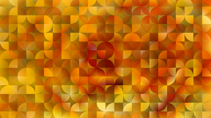 Orange Abstract Quarter Circles Background Image