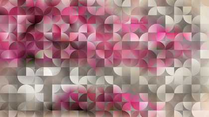 Pink Abstract Quarter Circles Background