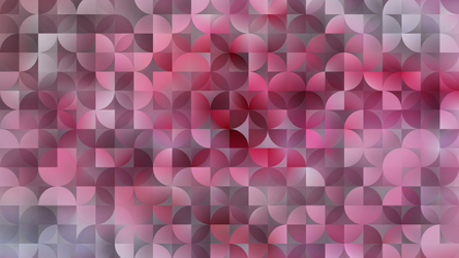 Pink Abstract Quarter Circles Background Vector Art