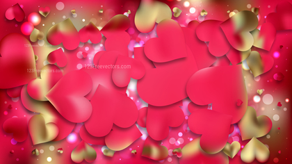 Beige and Red Valentine Background