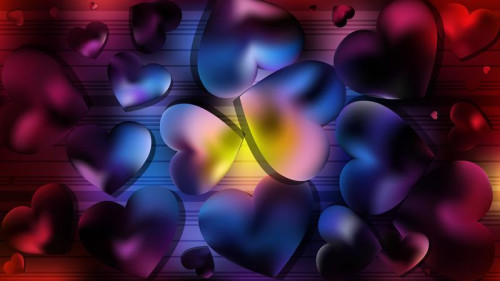 Dark Color Love Background