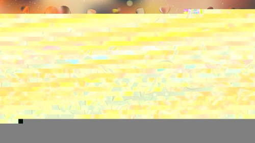 Green and Yellow Valentines Day Heart Background