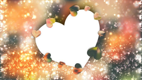 Green and Yellow Valentine Background