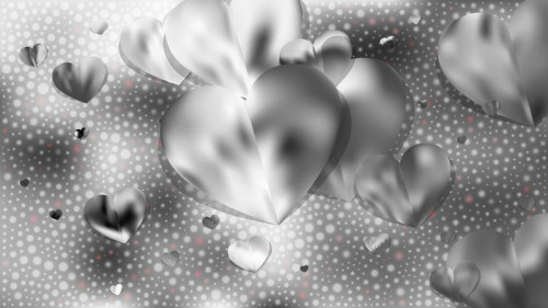Grey Love Background Image