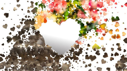 Light Color Love Background Vector Image