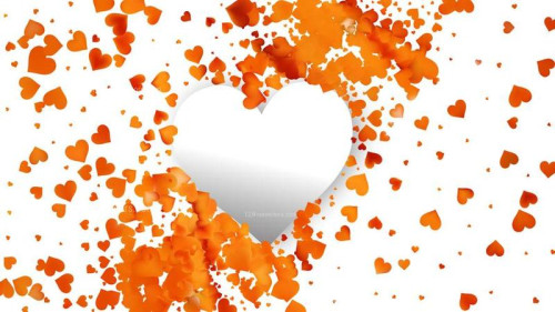 Light Orange Valentines Background