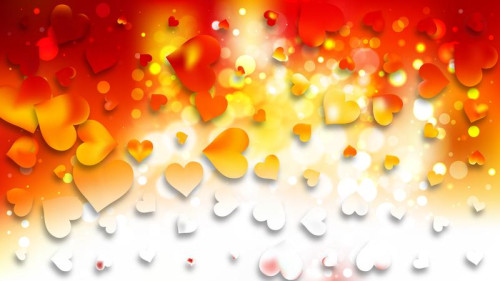 Light Orange Valentines Day Background Graphic