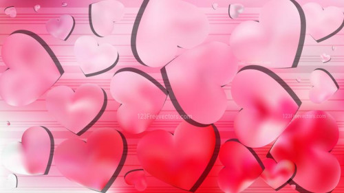 Light Pink Valentines Background Vector Art