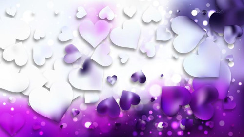 Light Purple Love Background