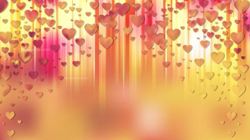 Orange Love Background
