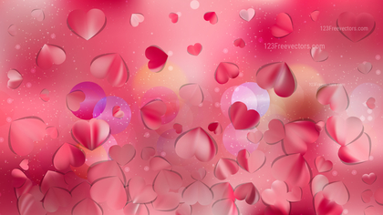 Pink Valentine Background Illustrator