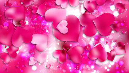 Pink Valentines Day Background
