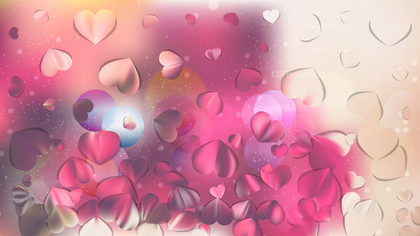 Pink and Beige Valentines Background Vector Image