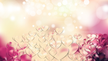 Pink and Beige February Background