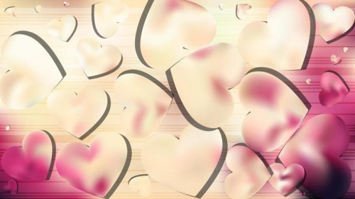 Pink and Beige Valentines Day Background