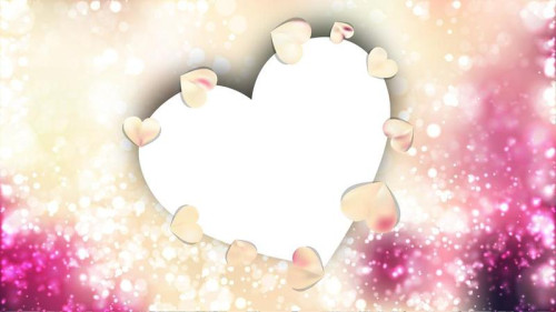 Pink and Beige Valentine Background