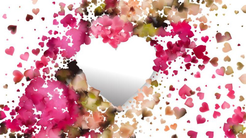Pink and Beige Valentines Day Background