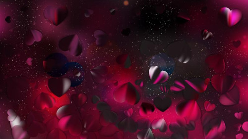 Pink and Black Valentines Background Vector Image