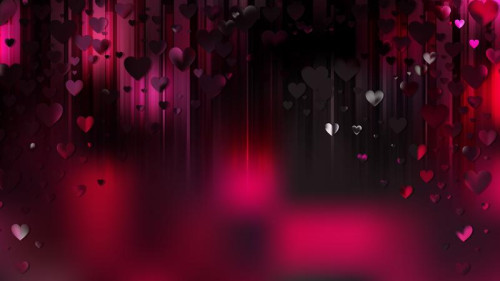 Pink and Black Heart Wallpaper Background