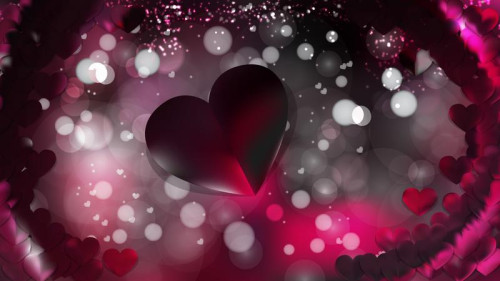 Pink and Black Valentines Background