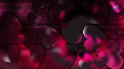 Pink and Black Love Background Vector Art