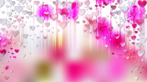 Pink and White Valentines Day Background