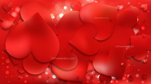 Red Valentines Day Background Graphic
