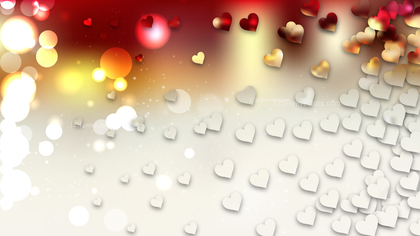 Red and White Valentines Background Image