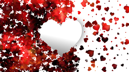 Red and White Valentines Background