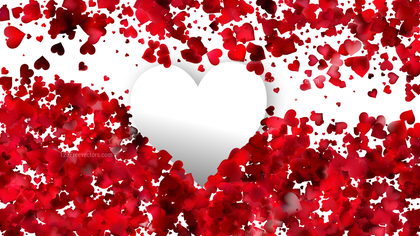 Red and White Romance Background