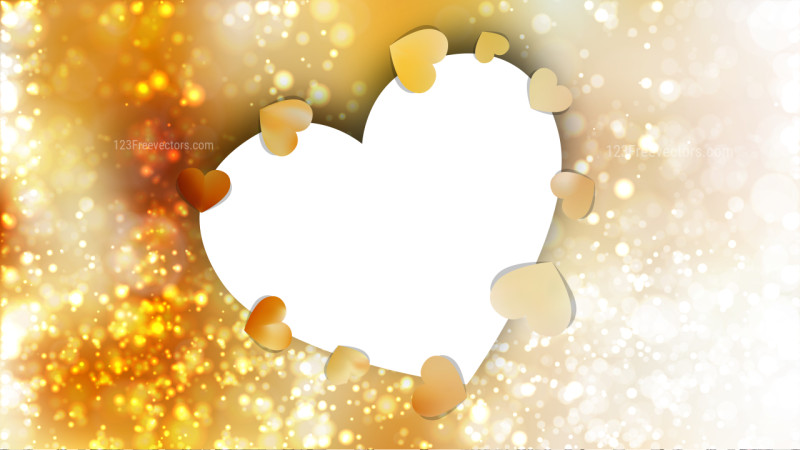 Yellow Valentines Background