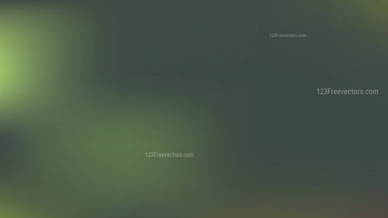 Dark Green Blurred Background Vector Art