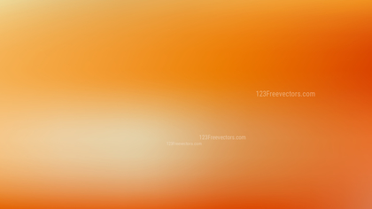 Orange Blurry Background