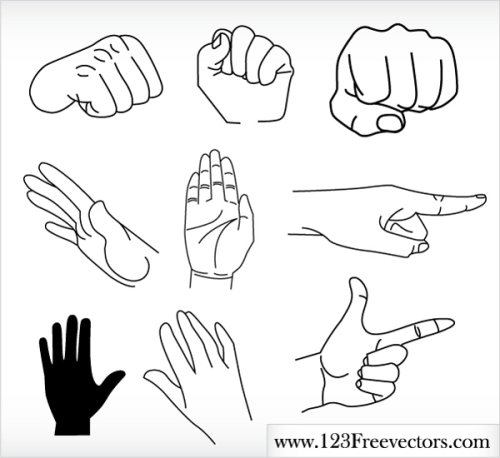 Hands Free Vector Graphics