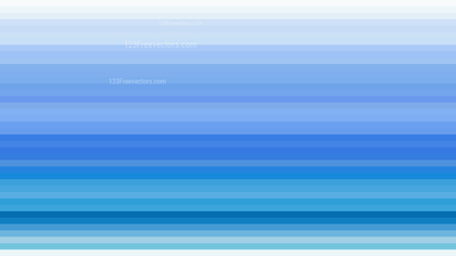 Blue and White Horizontal Stripes Background Vector Illustration